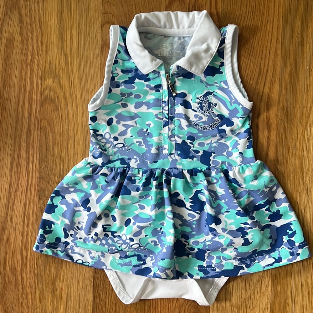 Garb St. Andrew’s Links sleeveless polo dress